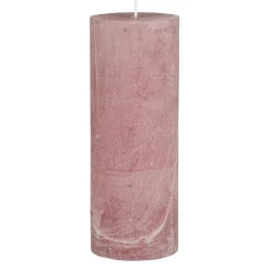 Ib Laursen Stumpenkerze rustikal malve 18 cm