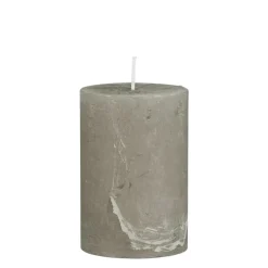 Ib Laursen Stumpenkerze rustikal French Grey 10 cm