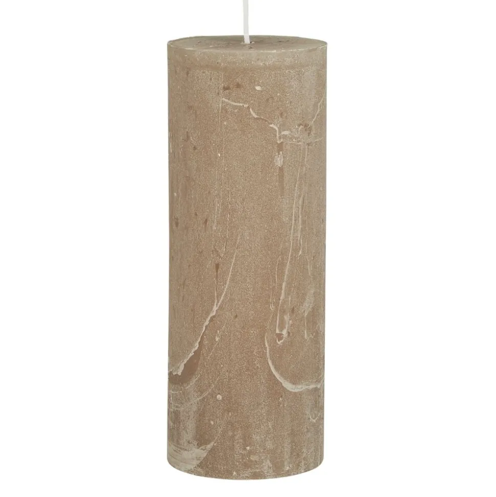 ib_laursen_stumpenkerze_r_SKUNi61u37BSc_0.webp Ib Laursen Stumpenkerze rustikal leinenfarben 18 cm