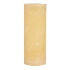 Ib Laursen Stumpenkerze rustikal lemonade groß