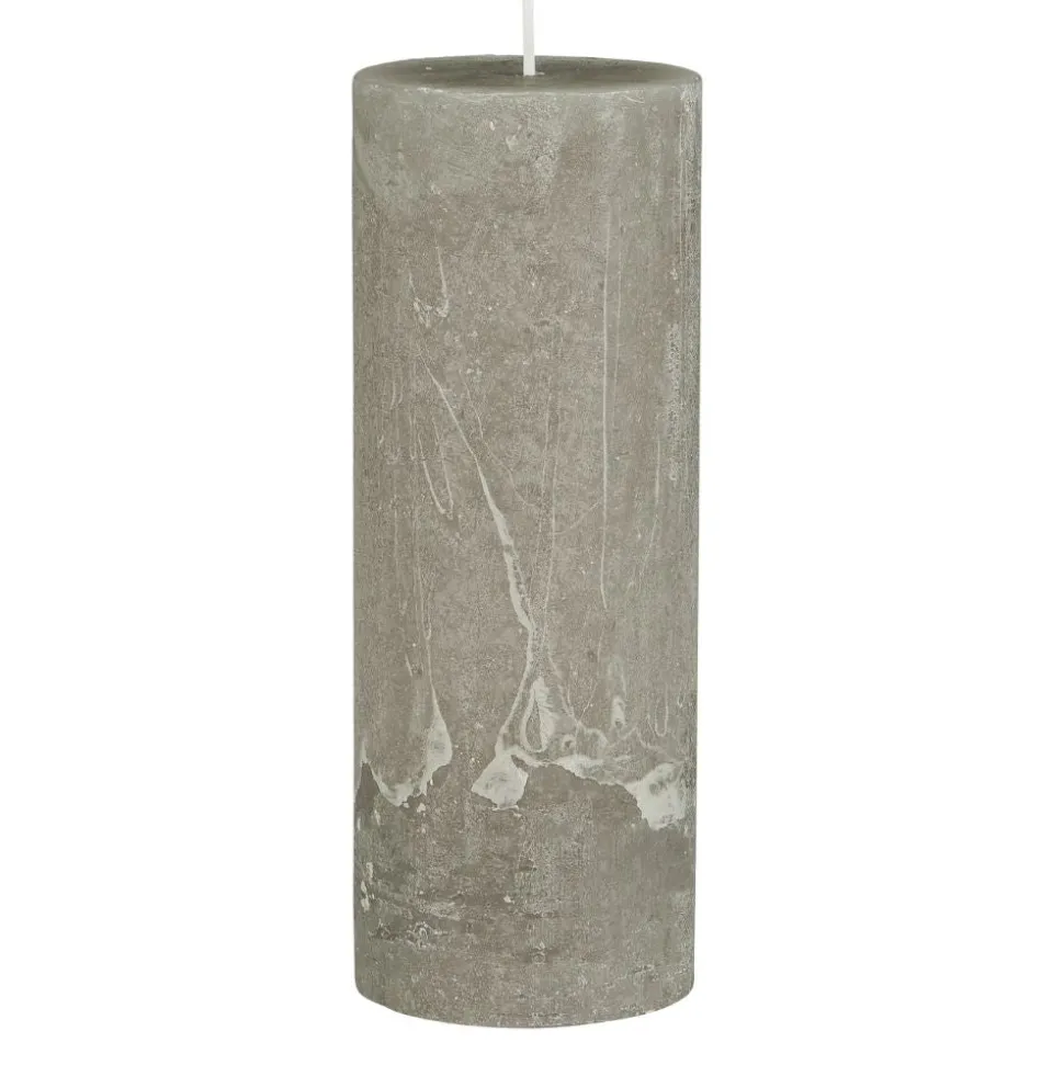 ib_laursen_stumpenkerze_r_SKUsPLGMdlnFu_0.webp Ib Laursen Stumpenkerze rustikal French Grey 18 cm