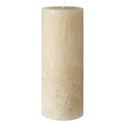 Ib Laursen Stumpenkerze rustikal naturfarben 25 cm