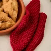 Ib Laursen Topflappen Mynte Strawberry gestrickt