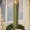 Ib Laursen Weihnachtskerze 1 - 24 grün