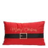 Kissen Merry Christmas rot