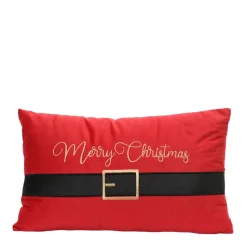 Kissen Merry Christmas rot