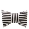 Kissen Schleife schwarz-weiß