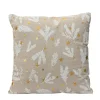 Kissen Tannenzweige beige