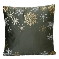 Kissen Weihnachten dunkelgrün