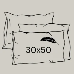 Kissenfüllung Gänse- und Entenfedern 30 x 50 cm