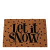 Kokos Fußmatte Let it snow