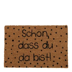 Kokos Fußmatte Schön, dass du da bist!