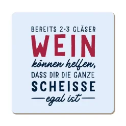 Korkuntersetzer 2-3 Gläser Wein