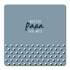 Korkuntersetzer Bester Papa der Welt