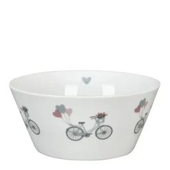 Krasilnikoff Bowl Fahrrad mit Luftballons