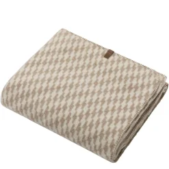 MERANO Wolldecke Welle naturfarben