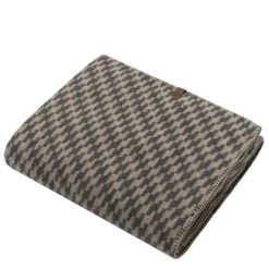 MERANO Wolldecke Welle rauchfarben