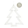 Micro LED Tannenbaum H 38 cm silberfarben