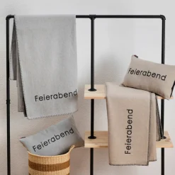 Nordic Baumwolldecke Feierabend Grau