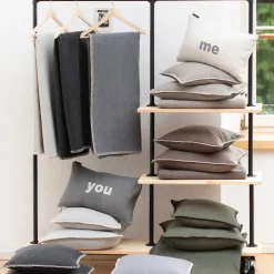 Nordic Baumwolldecke Hellgrau