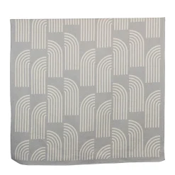 Nordic Überwurf Bögen Hellgrau