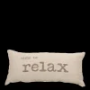 Nordic Kissen Time to relax cremefarben 26 x 60 cm
