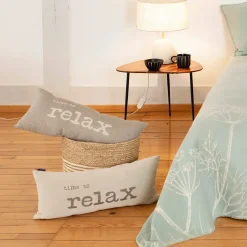 Nordic Kissen Time to relax beige 26 x 60 cm