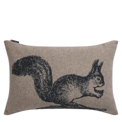 Nordic Kissenhülle Eichhörnchen beige 40 x 60 cm