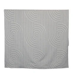 Nordic Kuscheldecke Bögen Grau