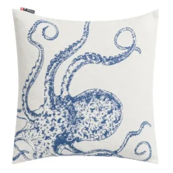 NOVA Kissenhülle Oktopus blau 50 x 50 cm