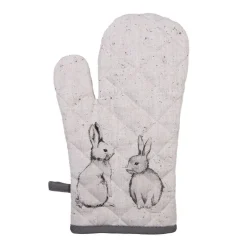 Ofenhandschuh Kaninchen beige