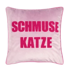 Pad Kissenhülle Schmusekatze 45 x 45 cm lilafarben