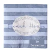 Papierservietten Beach House blau