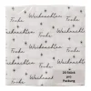 Papierservietten Frohe Weihnachten weiß
