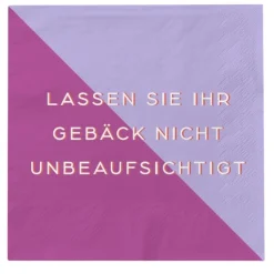 Papierservietten Gebäck