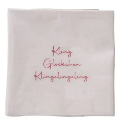 Papierservietten Kling Glöckchen