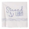 Papierservietten Strandleben weiß