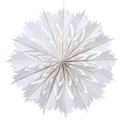 Papierstern weiß rund 40 cm