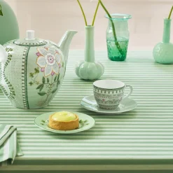 Pip Studio Espresso Tasse & Untertasse Lily & Lotus Moon Delight hellgrün