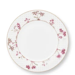 Pip Studio Essteller Jolie Punkte goldfarben rosa 26,5 cm