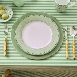 Pip Studio Essteller Lily & Lotus gemustert hellgrün 23 cm