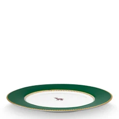 Pip Studio Frühstücksteller Love Birds dunkelgrün 21 cm