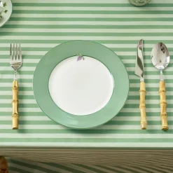 Pip Studio Frühstücksteller Lily & Lotus uni hellgrün 21 cm