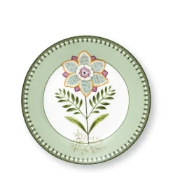 Pip Studio Frühstücksteller Lily & Lotus hellgrün 21 cm