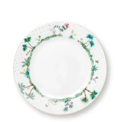 Pip Studio Frühstücksteller Jolie Punkte goldfarben 23 cm