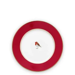 Pip Studio Gebäckteller Love Birds rot 17 cm
