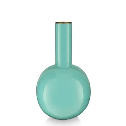 Pip Studio Metall Vase leuchtend blau 26 cm