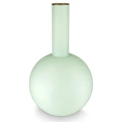 Pip Studio Metall Vase matt hellblau 42 cm