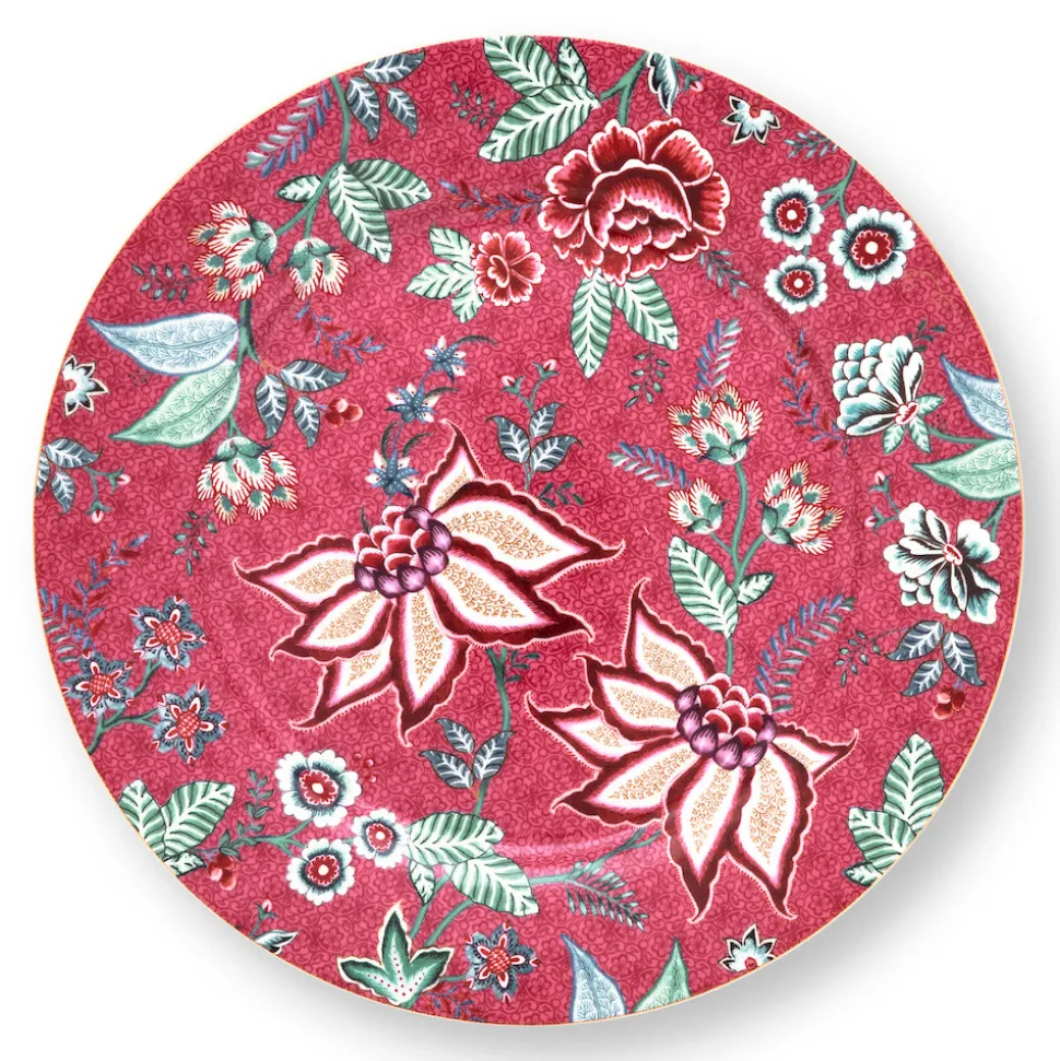 pip_studio_platzteller_fl_SKUb7SdTOIMLT_0.webp Pip Studio Platzteller Flower Festival Dunkelrosa 32 cm