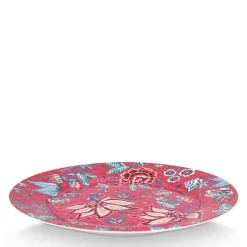 Pip Studio Platzteller Flower Festival Dunkelrosa 32 cm